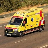 Imagen de archivo de uan ambulacia en Burgos