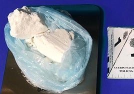 Imagen de archivo de una aprehensión de cocaína por parte de la Policía Nacional.