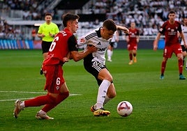 Imagen de archivo de un partido entre el Burgos y el Mirandés