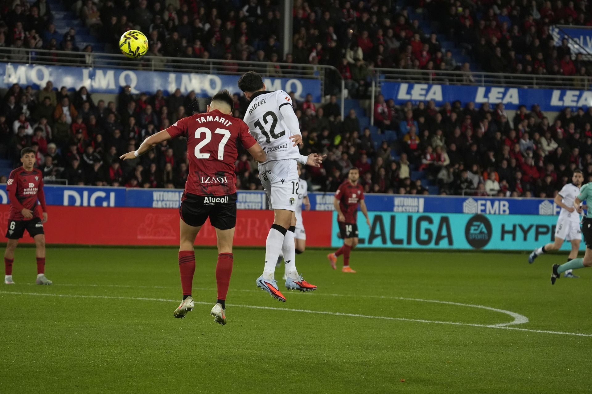 Todas las imágenes del derbi burgalés entre el Mirandés y el Burgos
