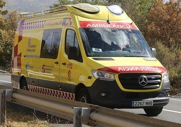 Dos heridos tras dar varias vueltas de campana con su coche en un accidente en Burgos