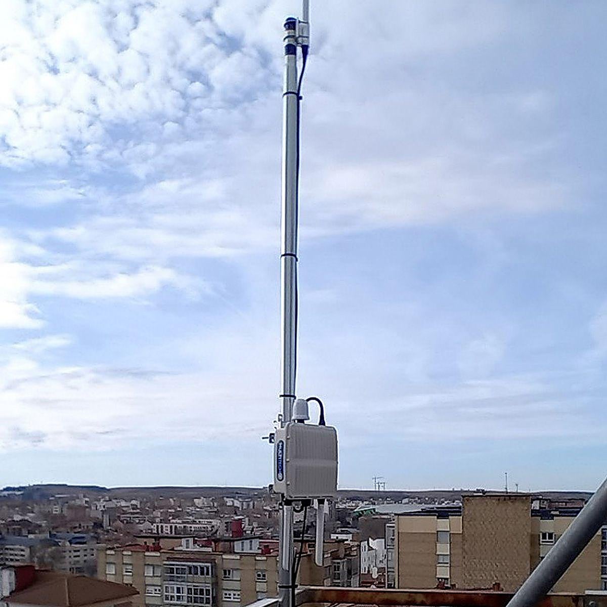 Antena destinada a la telelectura de los contadores.