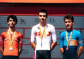 Adrián Fajardo se proclamó campeón de España de contrarrelojen categoría sub-23.