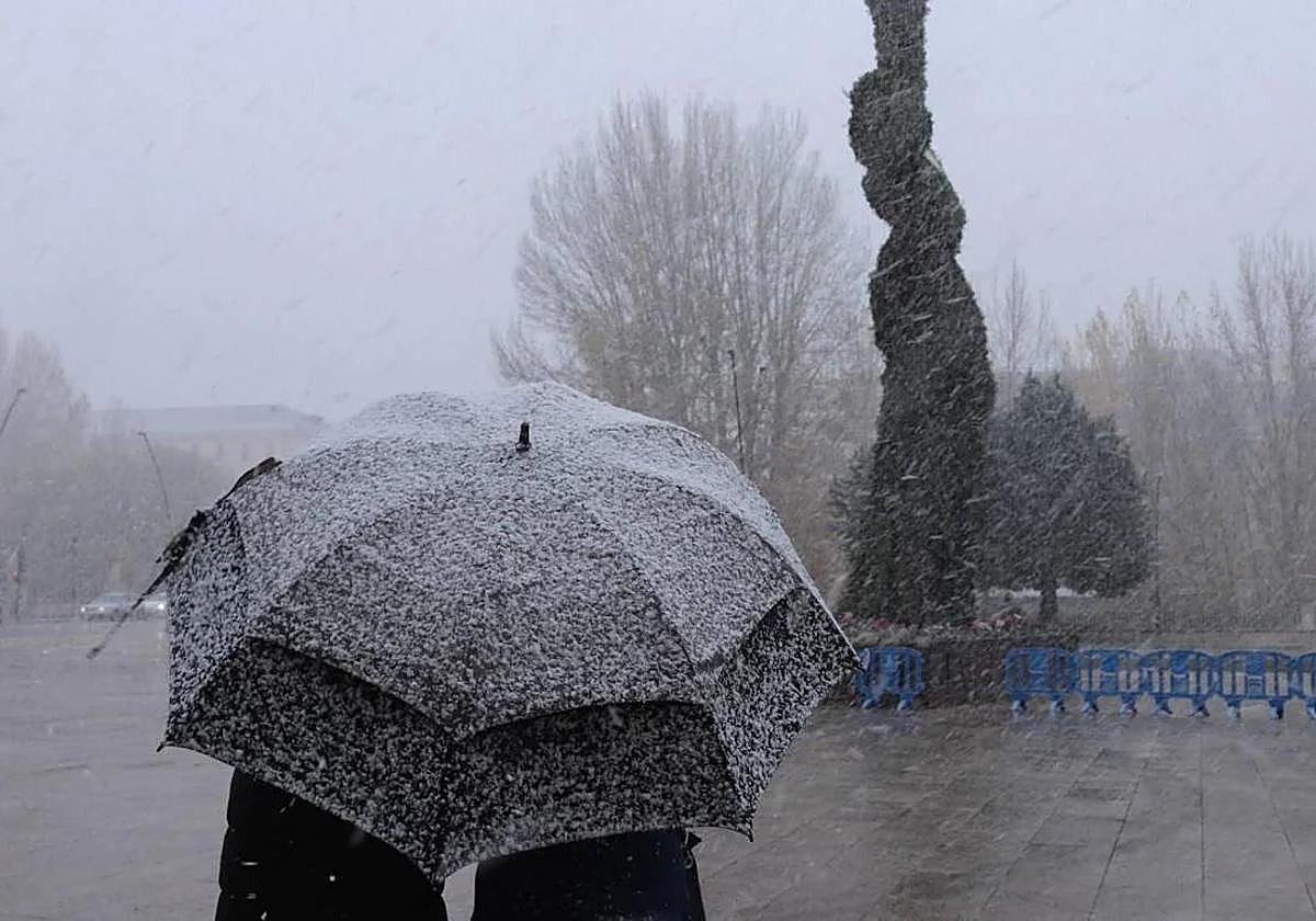Se espera nieve en Burgos el viernes.