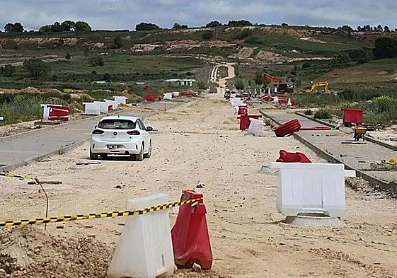 Obras en el Parque Tecnológico de Burgos.