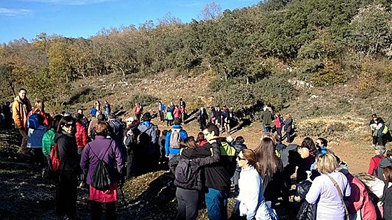 La XXII Marcha a pie hasta Atapuerca celebra el 25 aniversario como Patrimonio de la Humanidad