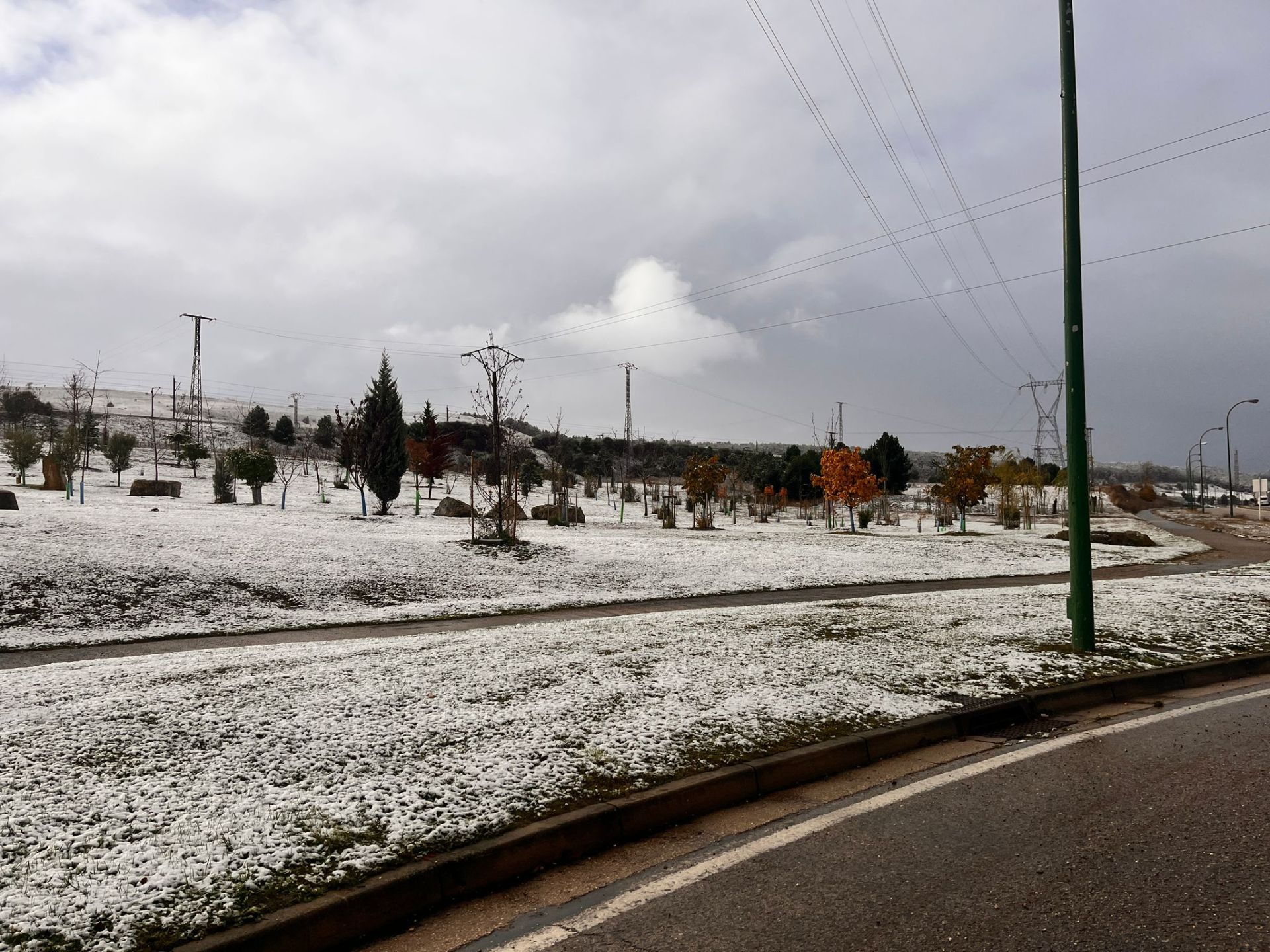 Las imágenes de la nieve que ha caído en Burgos