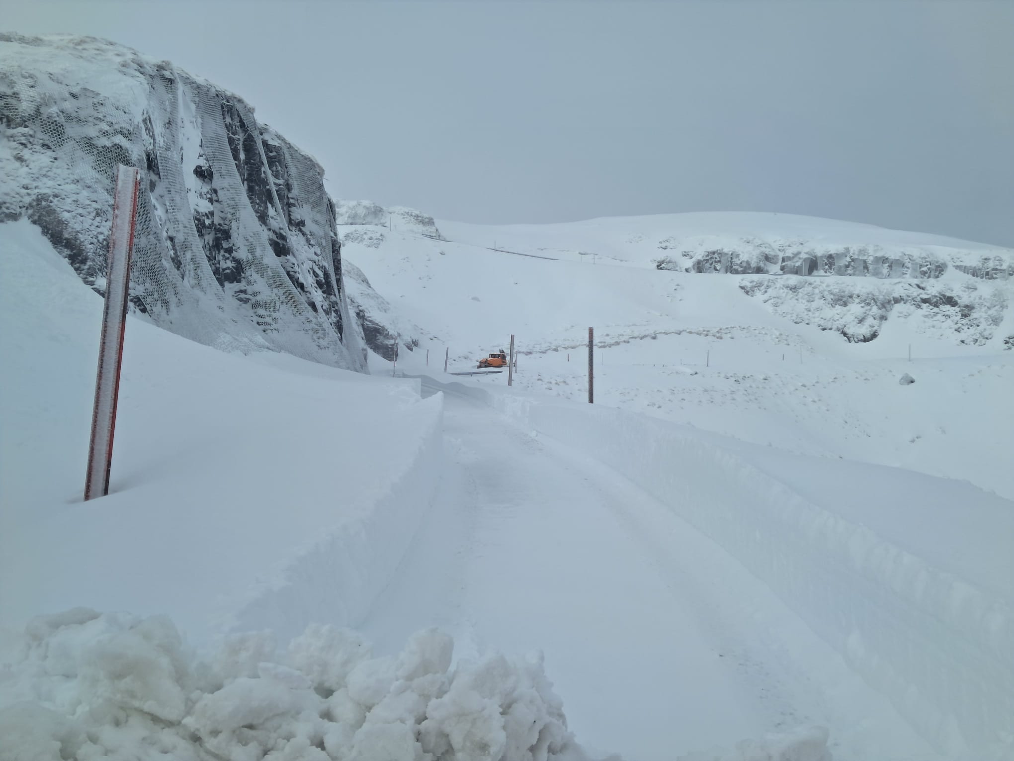 Las imágenes de la nieve que ha caído en Burgos