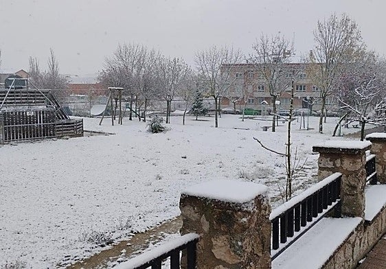 Nieve en Burgos