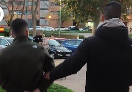 Joven detenido en Burgos por su presunta participación en una brutal paliza.