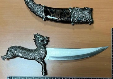 Detenido en Burgos por amenazar a varias personas con un gran cuchillo en las Bernardas