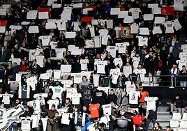 La afición volcada en El Plantío