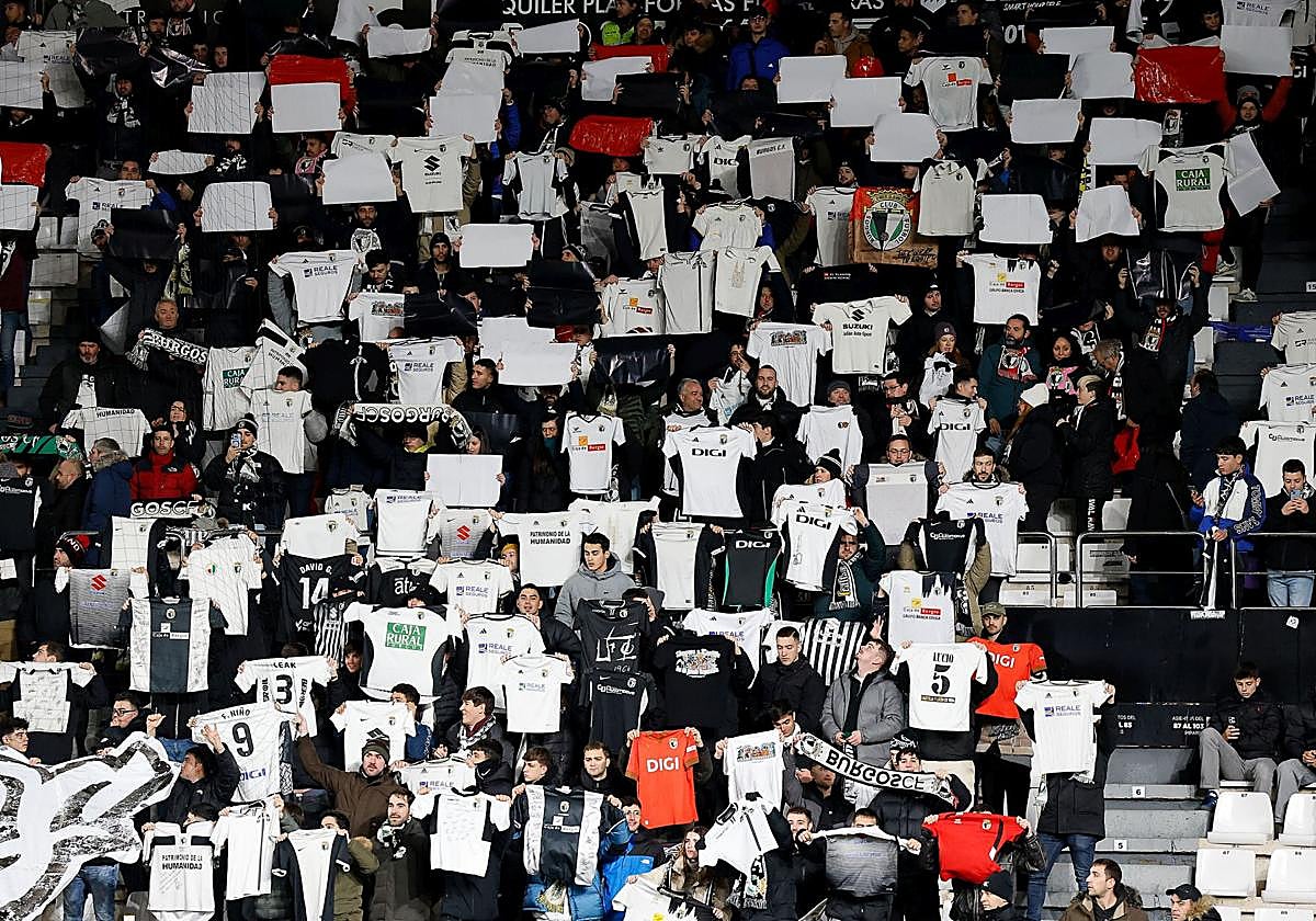 La derrota del Burgos CF frente al Racing, en imágenes