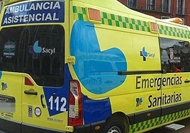 Ambulancia del Sacyl.