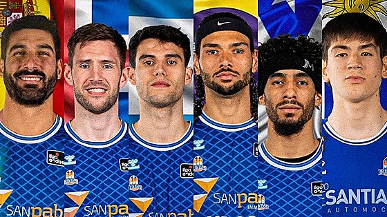 Seis jugadores del San Pablo Burgos, en la ventana FIBA de noviembre