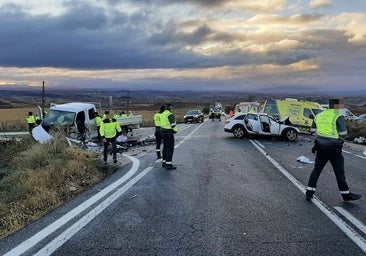 Muere un vecino de Burgos en un accidente de tráfico en el límite con La Rioja