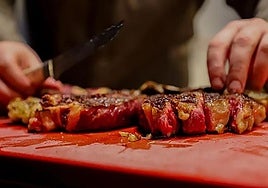 Chuleta del restaurante Abadesa de Burgos