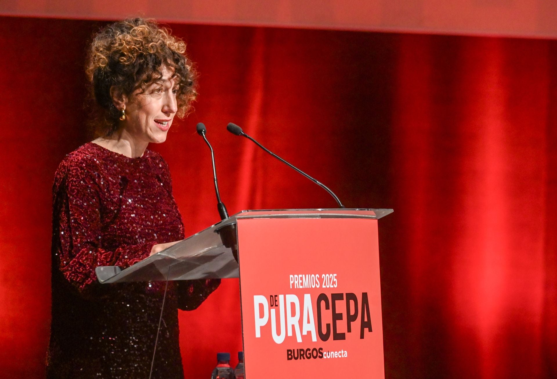 Gloria Díez, coordinadora de Burgosconecta, puso en valor a la sociedad burgalesa. 