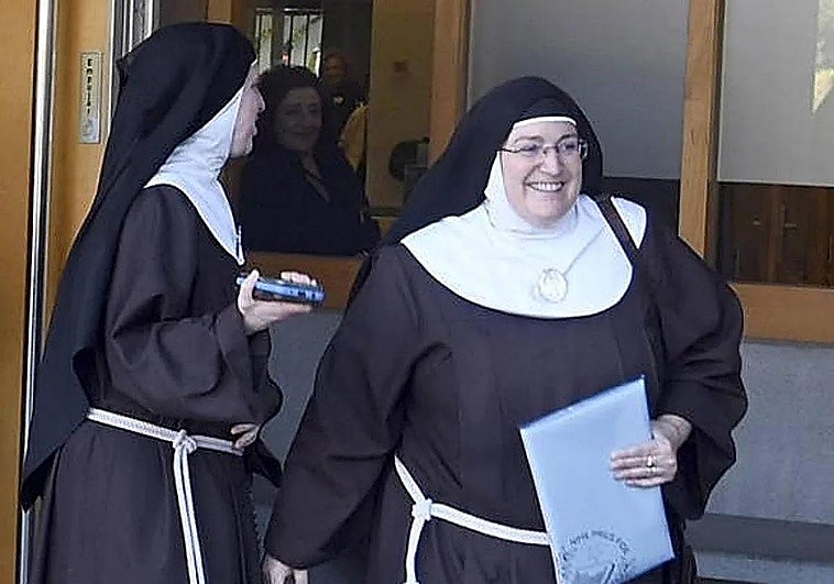 La exabadesa de Belorado.