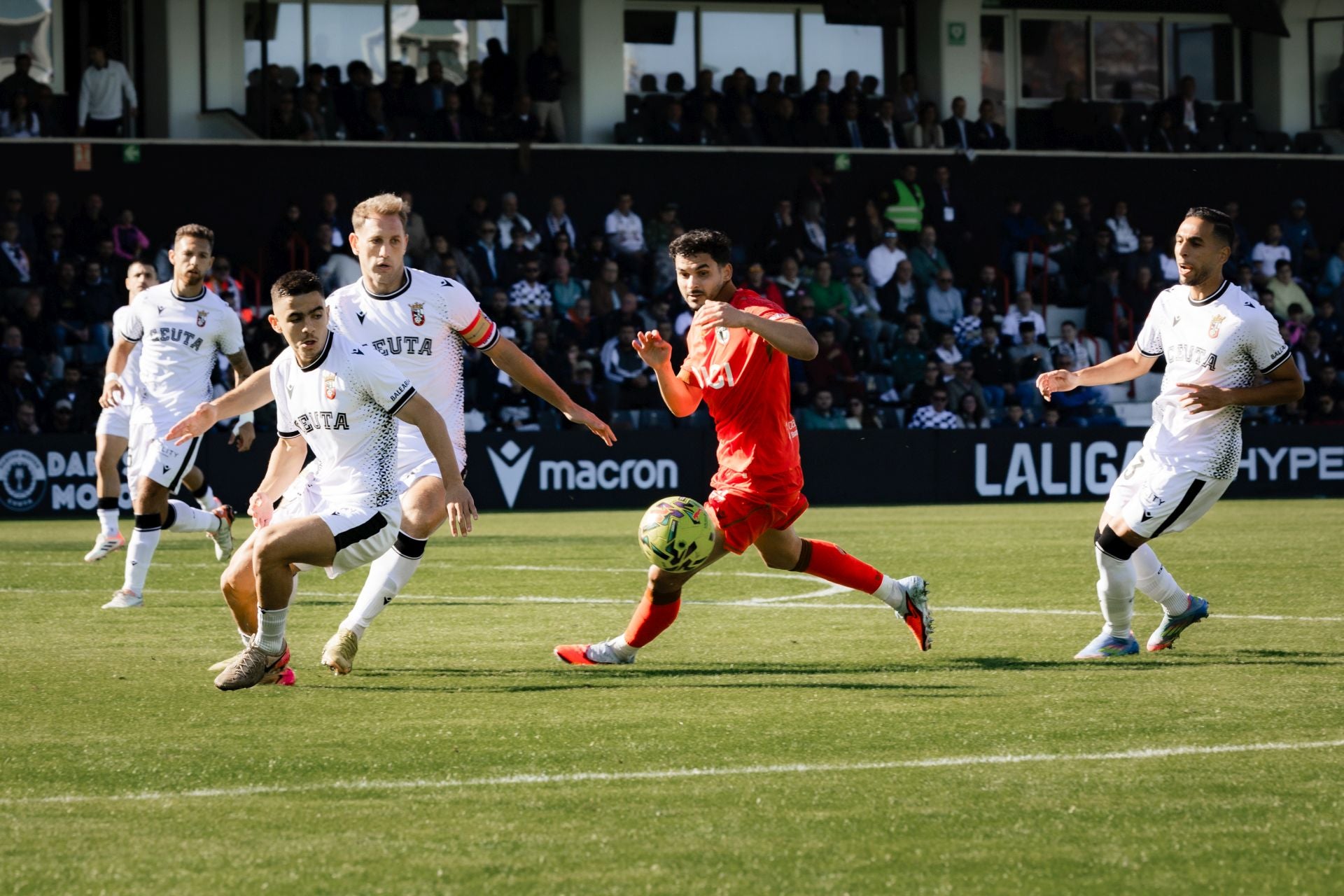 La derrota del Burgos CF en Ceuta, en imágenes