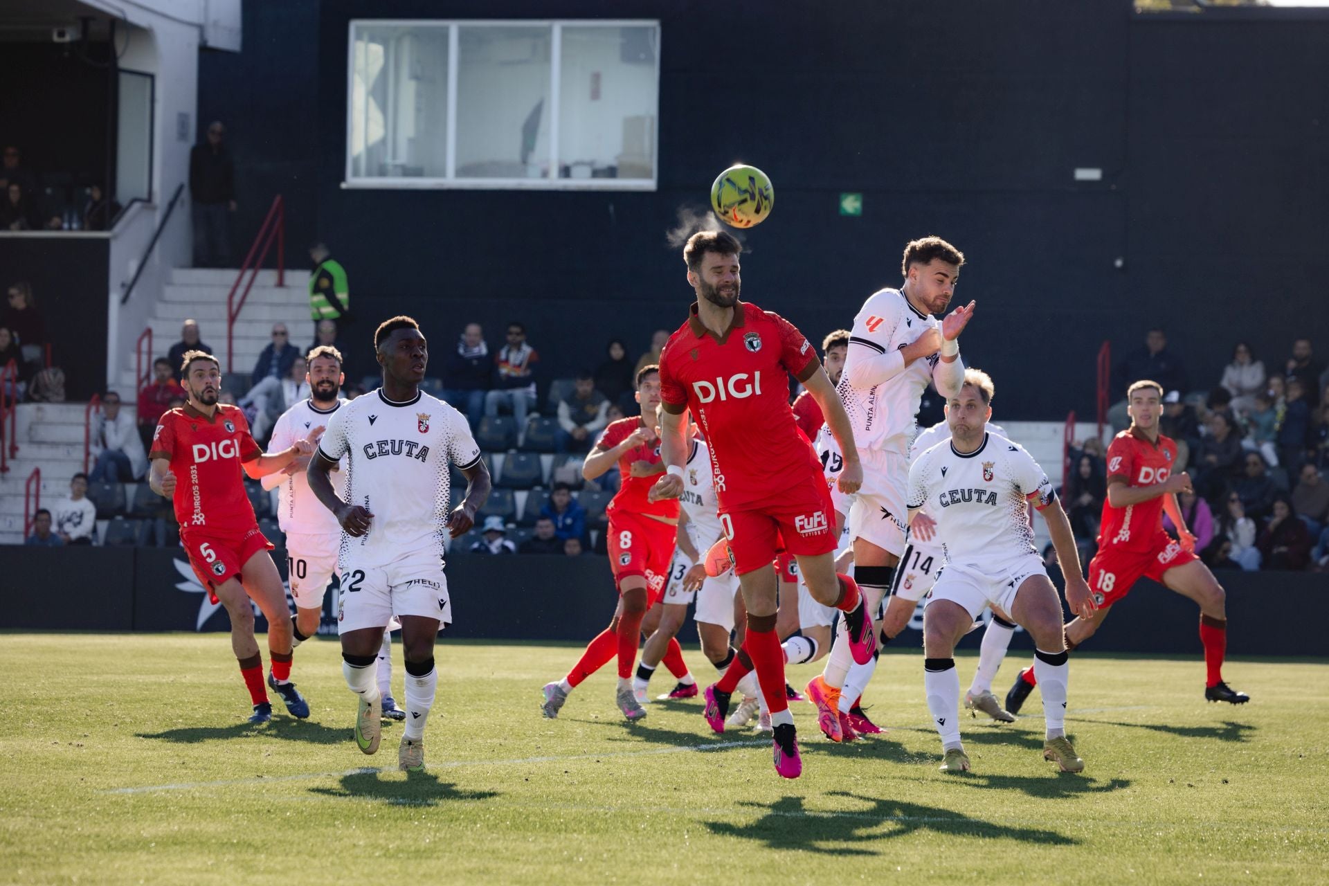 La derrota del Burgos CF en Ceuta, en imágenes