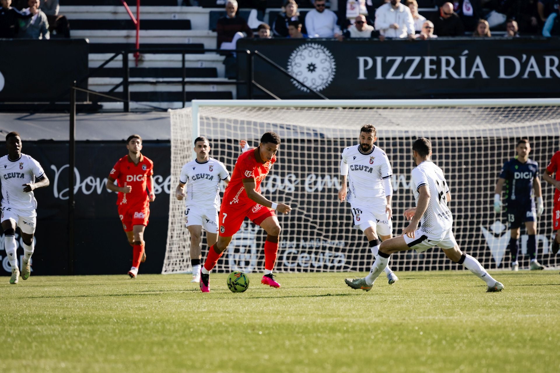 La derrota del Burgos CF en Ceuta, en imágenes