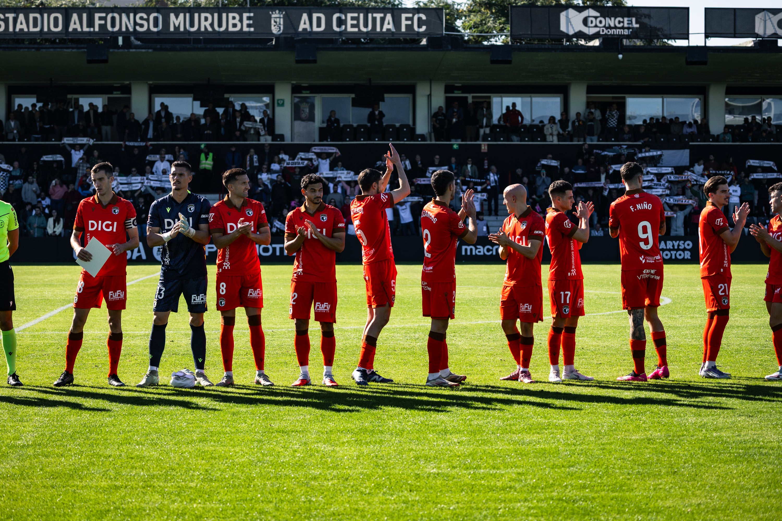 La derrota del Burgos CF en Ceuta, en imágenes