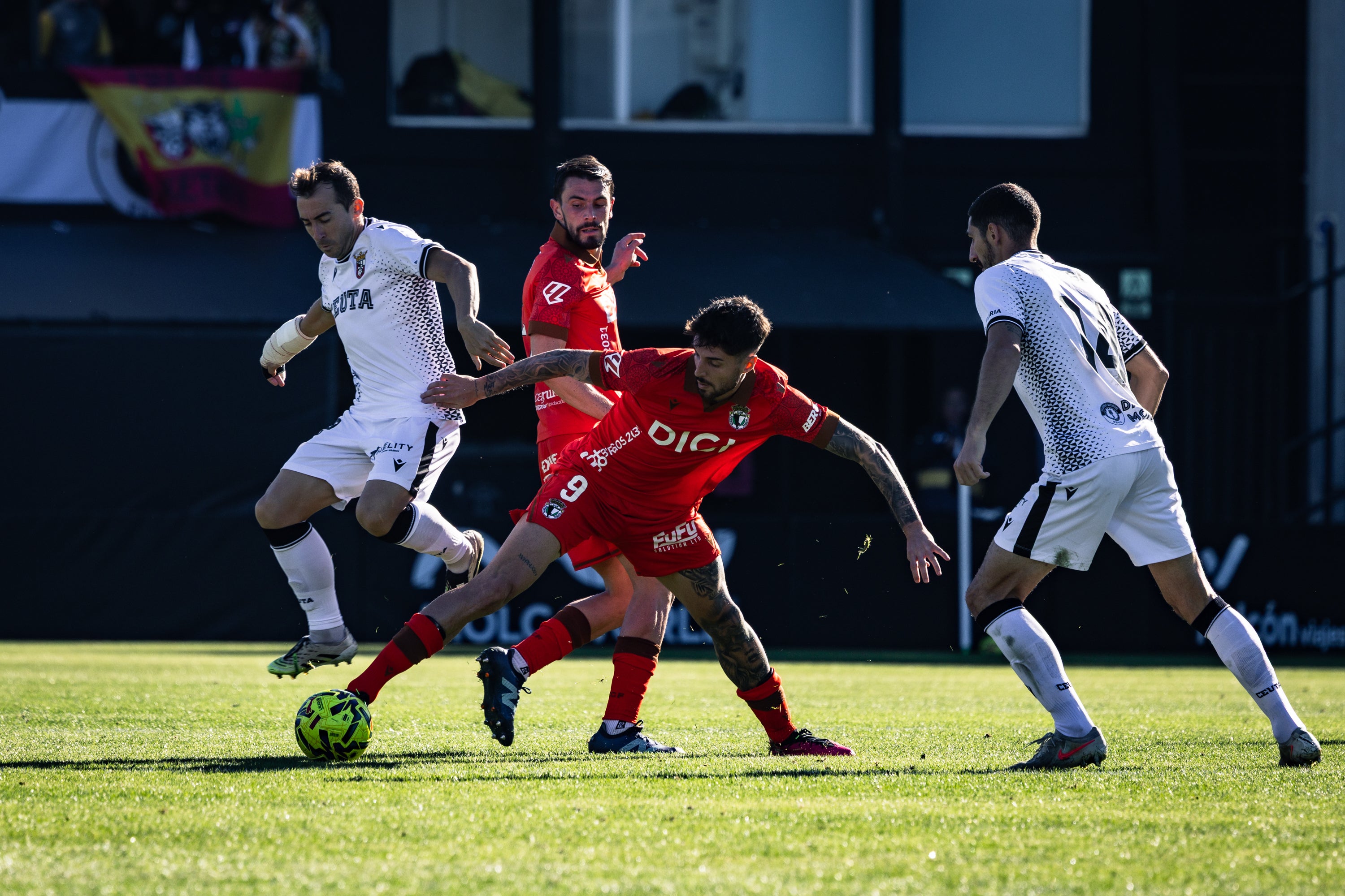 La derrota del Burgos CF en Ceuta, en imágenes