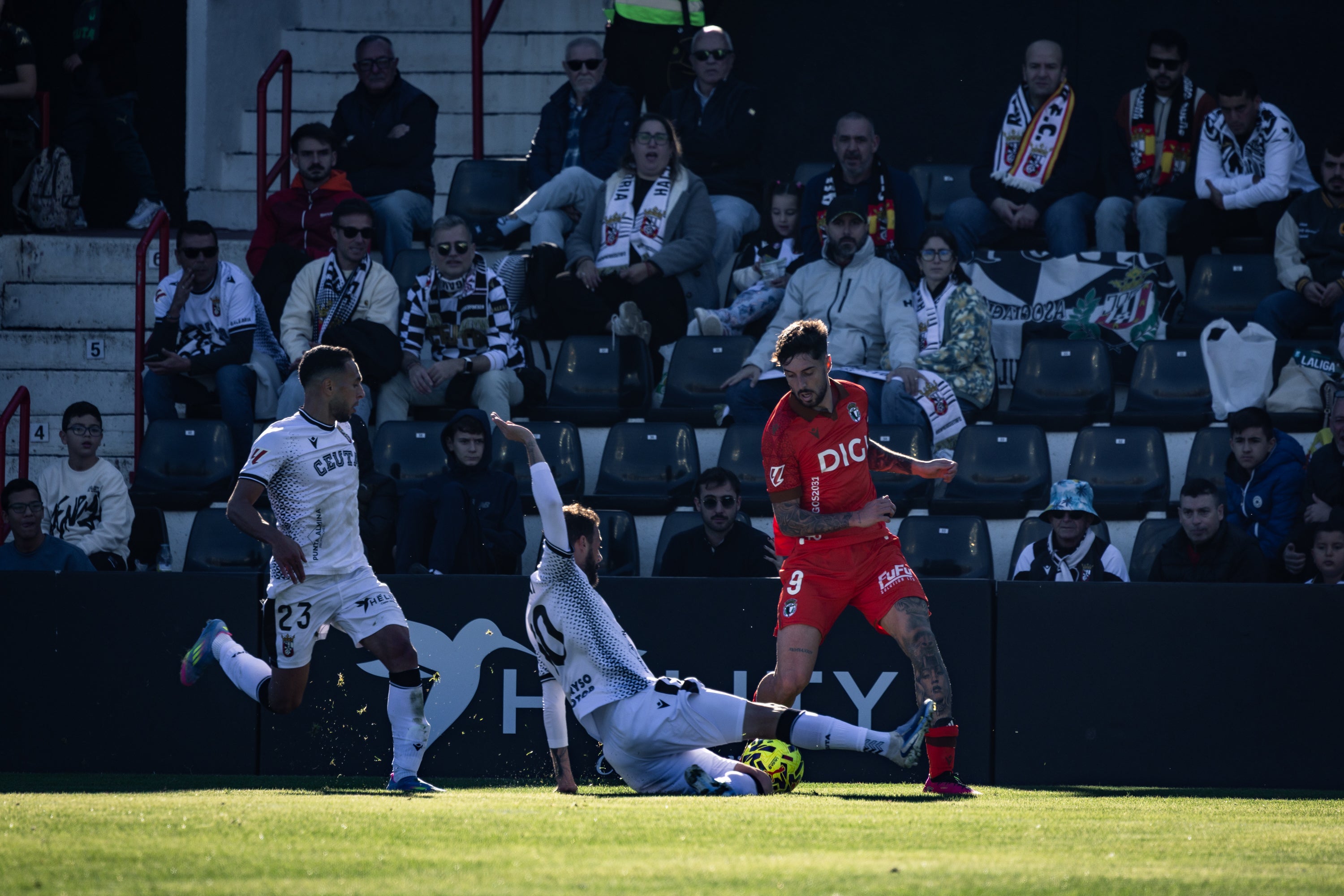La derrota del Burgos CF en Ceuta, en imágenes