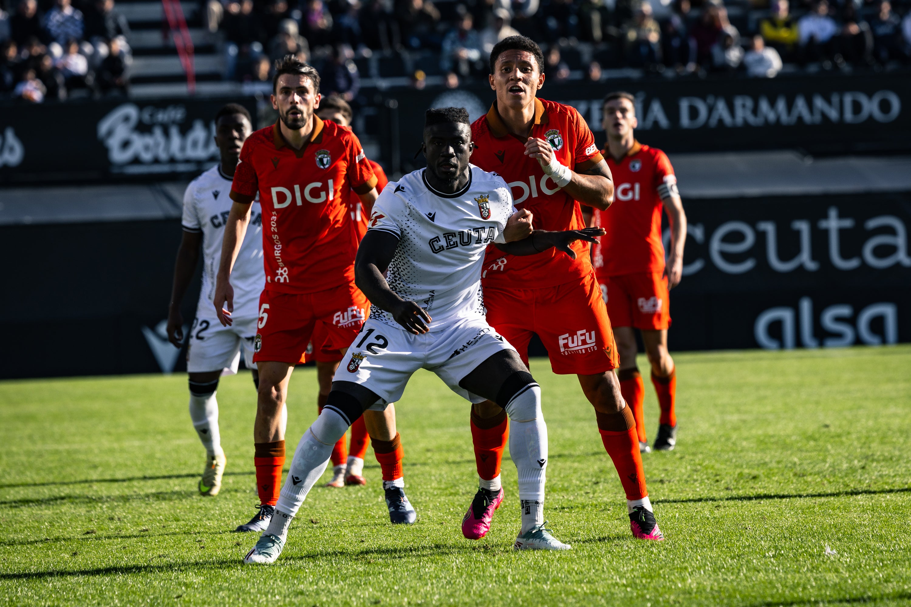 La derrota del Burgos CF en Ceuta, en imágenes