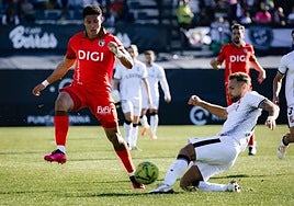 Mejía saltó al terreno de juego en la segunda parte.