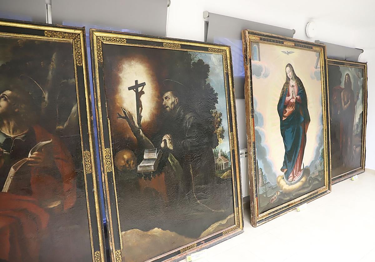La Guardia Civil interviene más de 30 piezas de arte sacro trasladadas por las monjas cismáticas a Orduña