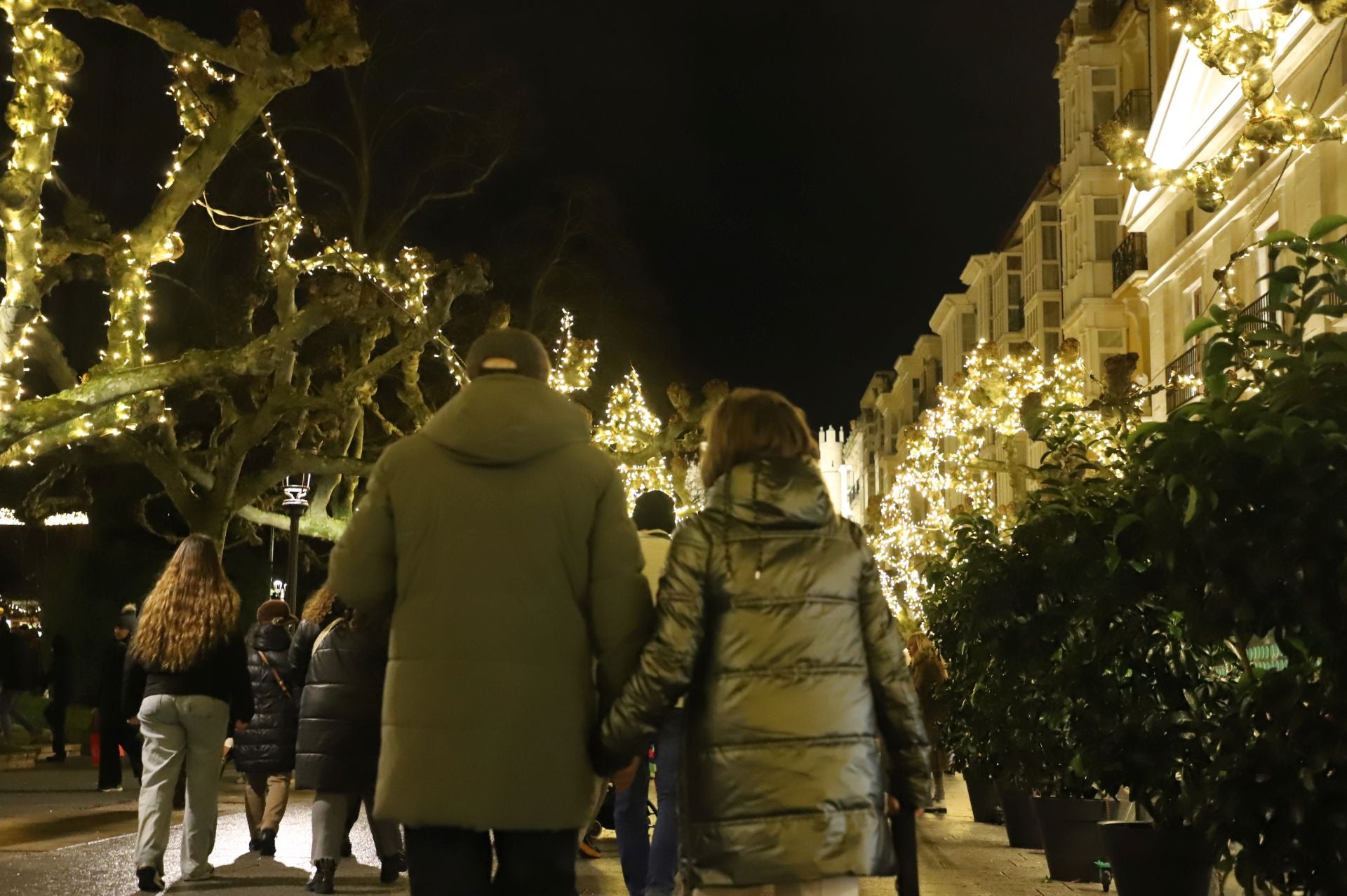 El encendido de las luces de Navidad de Burgos, en imágenes
