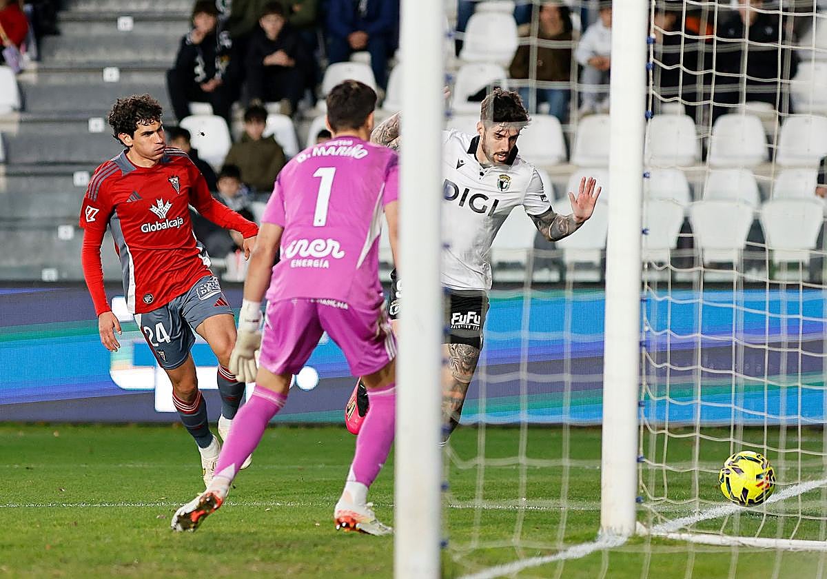 El Burgos CF no puede con el Albacete en El Plantío.