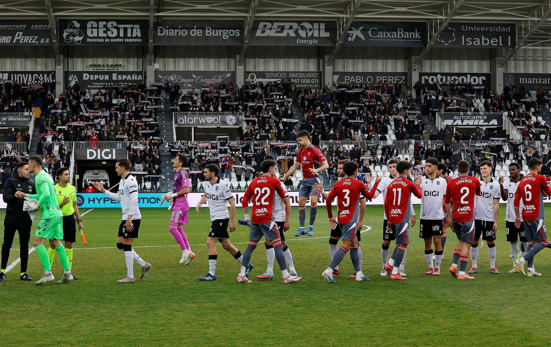 La derrota del Burgos CF contra el Albacete, en imágenes