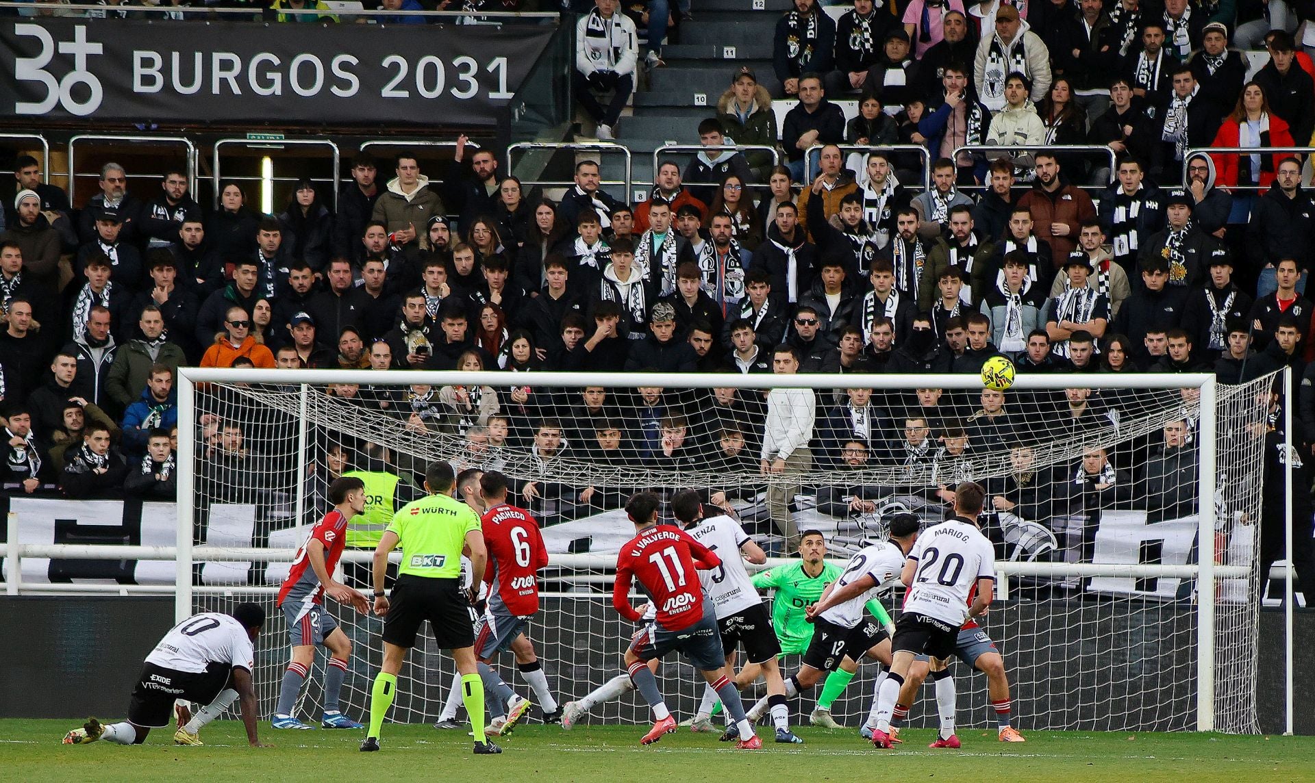 La derrota del Burgos CF contra el Albacete, en imágenes