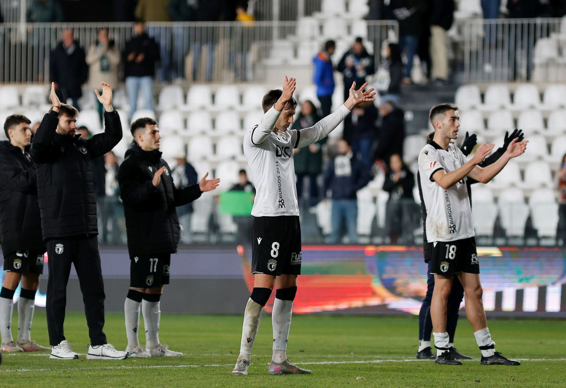 La derrota del Burgos CF contra el Albacete, en imágenes
