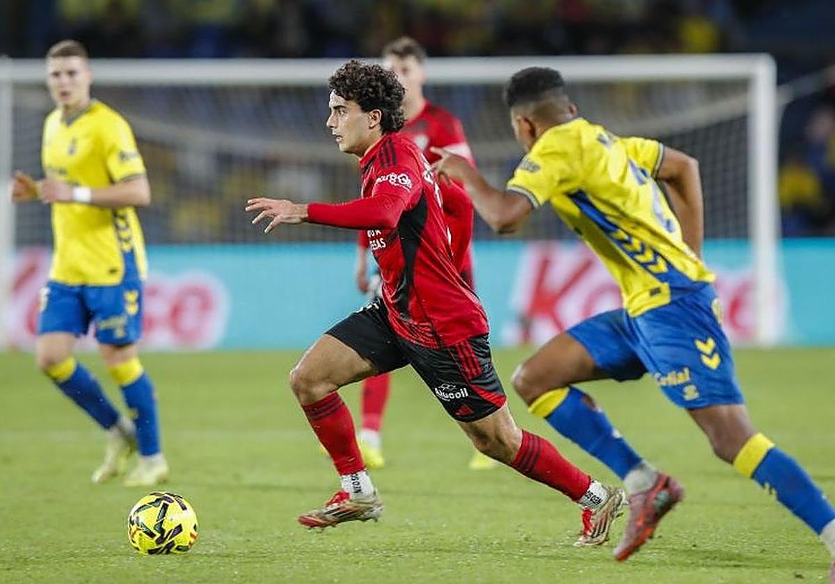 Partido entre UD Las Palmas y CD Mirandés.