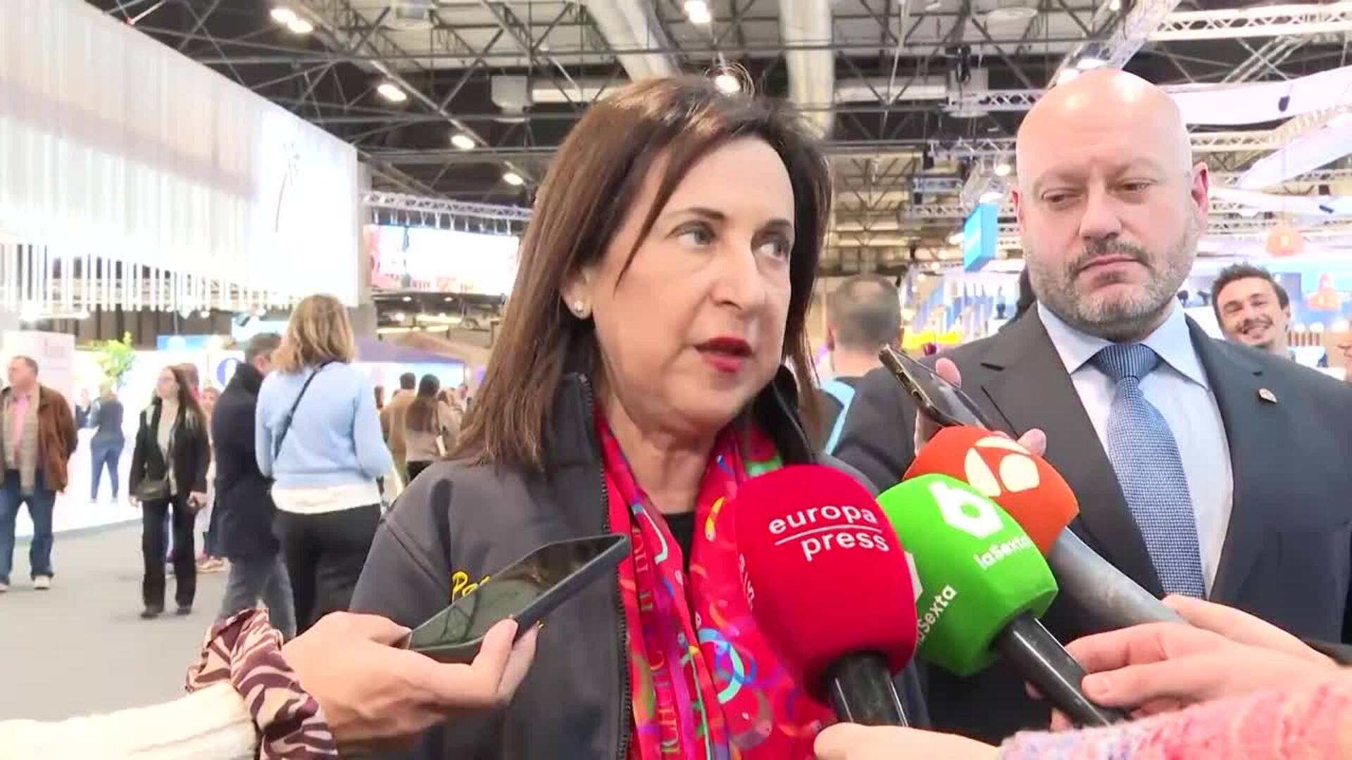 Margarita Robles asegura que España está "firmemente comprometida con Ucrania"