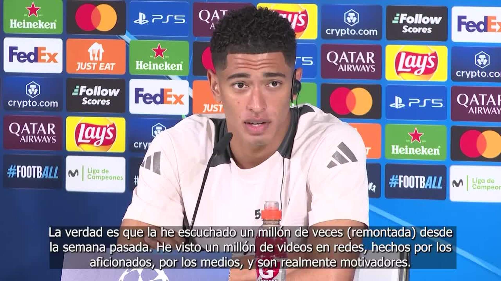 Bellingham: "Es una noche hecha a la medida del Real Madrid"