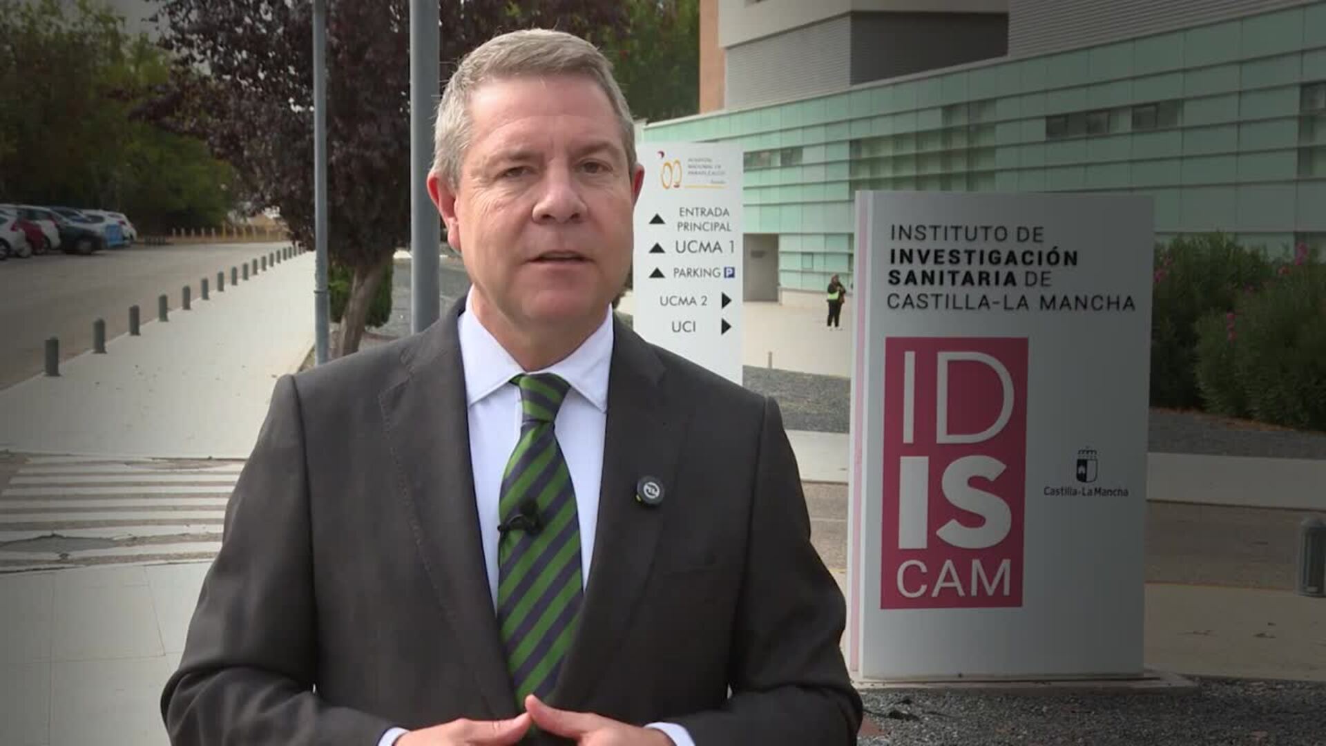 García-Page agradece la donación de la Fundación Amancio Ortega