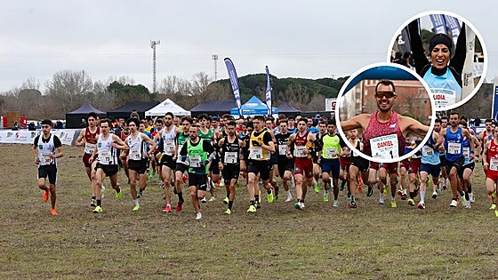 Los burgaleses Dani Arce y Lidia Campo, campeones del Cross Ciudad de Valladolid