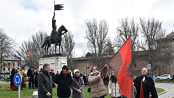 El homenaje del pueblo llano al primer vecino de la ciudad de Burgos