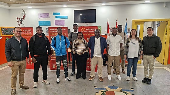 Una quincena de alumnos de Ghana se formarán en San Gabriel de Aranda, en un programa de atracción de talento
