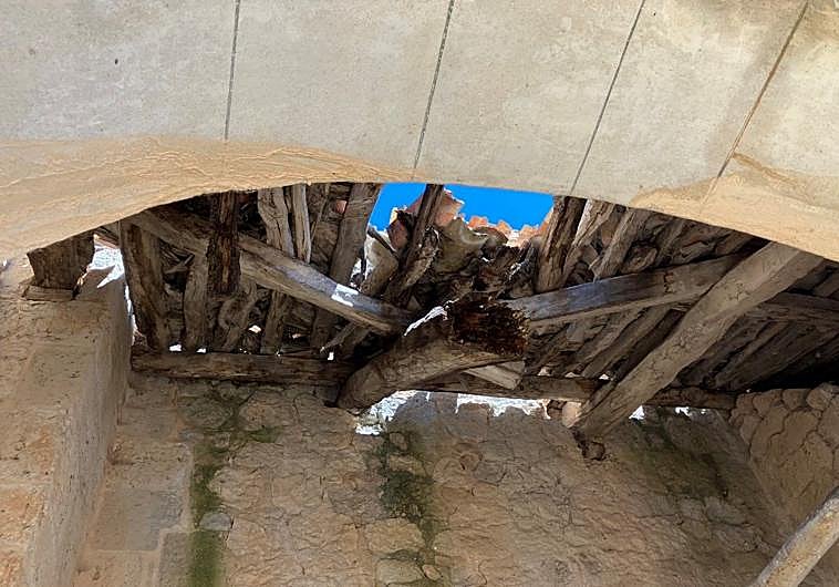 La iglesia de un pueblo de Burgos que entra en la Lista Roja por estar ...