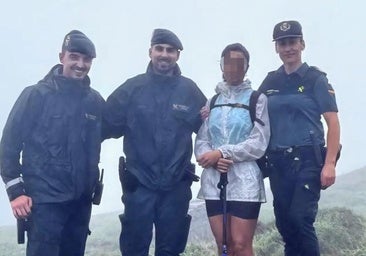 Rescatan a una senderista desorientada en el norte de Burgos
