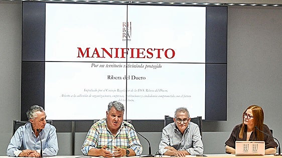 Ribera del Duero presenta un manifiesto «por un territorio vitivinícola protegido»
