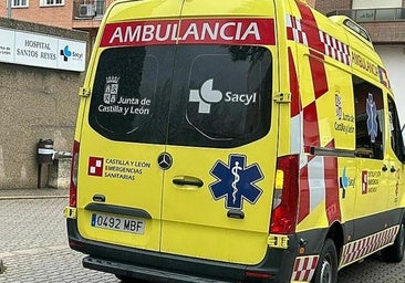 Trasladado herido al hospital tras caer a un canal al salirse de la carretera en Aranda