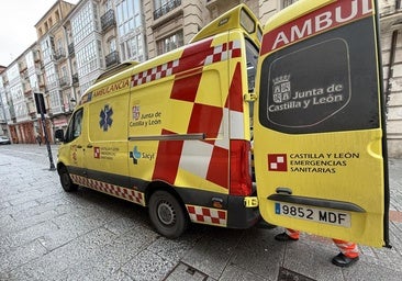 Herido un hombre mayor tras sufrir el vuelco de su coche en una carretera de Burgos