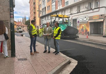 El Ayuntamiento de Burgos encara el tramo final de la campaña de asfaltado de 14 calles